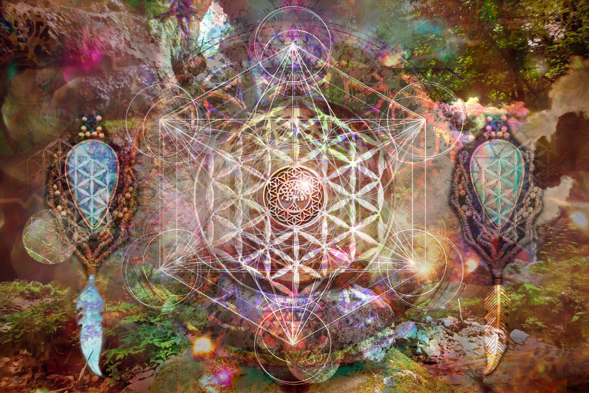 mandala digital abstract picture