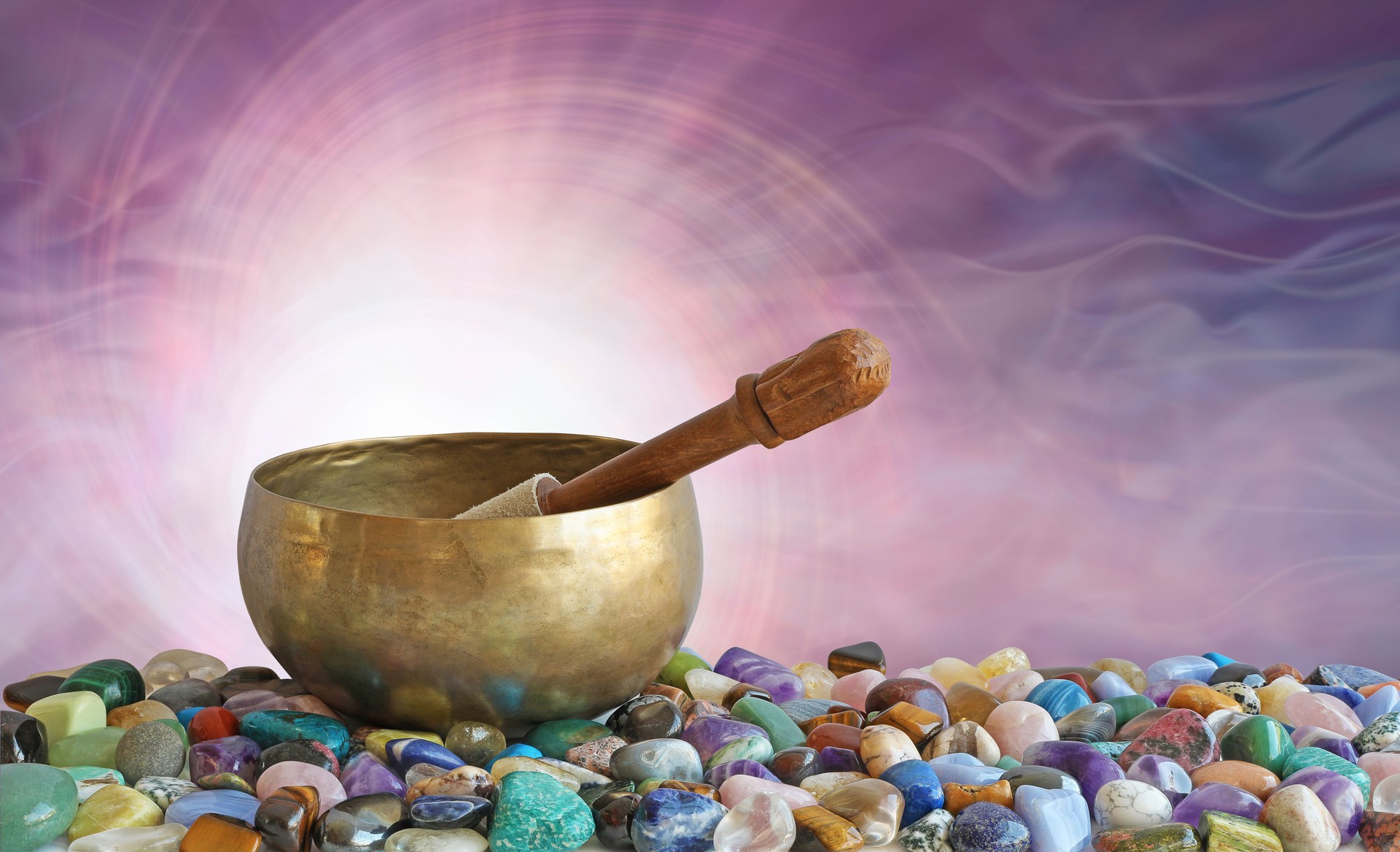 The powerful combination of sound and crystal healing
